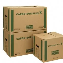 Null 10x ProgressCARGO CARGOBOX B - Bücherbox Aus Stabiler Wellpappe 585x300x350mm -Tesa Geschäft 9859a329 b148 493c 9f04 61d3f28cc650