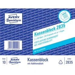 Null WEDO Kassenblock-Mappe, DIN A6, Schwarz -Tesa Geschäft 99517597 f5e9 49e9 9a5c 72289b087975 3