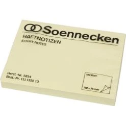 Soennecken Haftnotiz Powernotes 5863 100x75mm 100Bl. Gelb -Tesa Geschäft 99a571f3 04b0 4043 af68 00389724671d