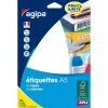 Null Agipa Universal-Etiketten, 24 X 24 Mm, Weiß