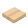 Kk-verpackungen 600 Faltkartons 293 X 293 X 59 Mm Kartons 29,3 X 29,3 X 5,9 Cm Versandkartons Wellpappe