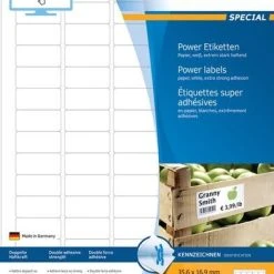 Herma Power-Etiketten 25,4 X 16,9 Mm, 2800 Etiketten, Weiß, Extrem Stark Haftend, Aus Papier -Tesa Geschäft 9c1445c3 a835 423e be3e 92ed53e3b8ba 2