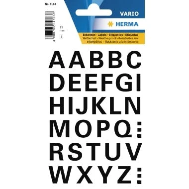 Exacompta 67370E Packung Mit Selbstklebenden, Schwarzen Buchstaben A-Z 10 Mm - Schwarz 6 Exacompta 67370E Packung Mit Selbstklebenden, Schwarzen Buchstaben A-Z 10 Mm - Schwarz – Bild 6