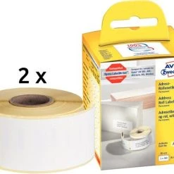 AVERY Zweckform Rollenetikett, 101 X 54 Mm, Permanent, Weiß, Ersetzt Dymo: S0722430 -Tesa Geschäft a020d767 dc2f 422c b1cf 4d91cb39d97b 2
