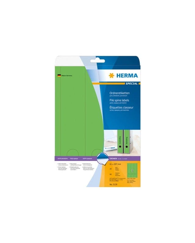 Null HERMA Special Perforierte Permanent Selbstklebende Lichtundurchlässige Aktenetiketten Aus Papier Grün 61 X 297 Mm 60 Etiketten 20 Bogen X 3 6 Null HERMA Special Perforierte Permanent Selbstklebende Lichtundurchlässige Aktenetiketten Aus Papier Grün 61 X 297 Mm 60 Etiketten 20 Bogen X 3 – Bild 6