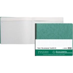 Null EXACOMPTA Geschäftsbuch Mit Kopfleiste, Kariert 5/5