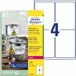 AVERY Zweckform Versand-Etiketten, 99,1 X 143,5 Mm, Weiß -Tesa Geschäft acb39705 2b4f 474b b540 7dd84f84f5f4 1
