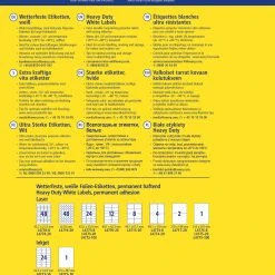 Avery Zweckform L4774-20 Wetterfeste Folien-Etiketten, 99,1 X 139 Mm, 20 Bogen/80 Etiketten, Weiß -Tesa Geschäft ad457b18 98b7 450b a40c 68ee15b26b58 scaled