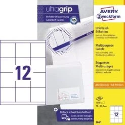 Avery Zweckform Universaletikett 3456 105x148mm Rot 400 St./Pack. -Tesa Geschäft aeb9030e a41f 45b2 b71d cf82241d7523