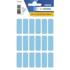 HERMA Vielzwecketikett 3653 12x34mm Blau 90 St./Pack.