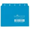 Null DURABLE Karteiregister A - Z, PP, A7 Quer, Blau, 25-teilig