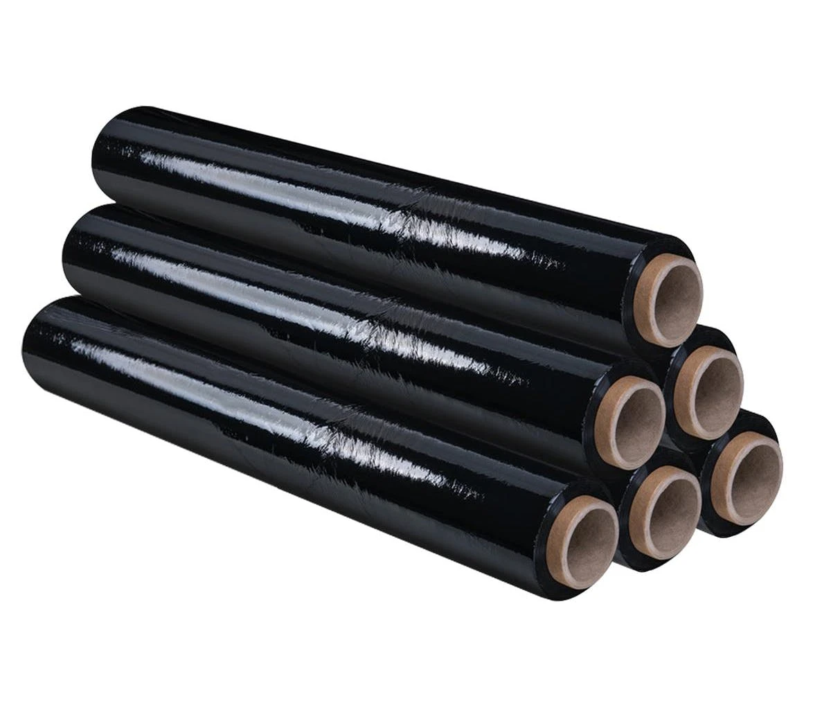 Null Stretchfolie Palettenfolie Wickelfolie 500mm X 285 Lfm 1 Role 23my Opac Schwarz 2 Null Stretchfolie Palettenfolie Wickelfolie 500mm X 285 Lfm 1 Role 23my Opac Schwarz – Bild 2