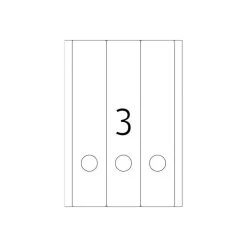 Null HERMA Special Perforierte Permanent Selbstklebende Lichtundurchlässige Aktenetiketten Aus Papier Grün 61 X 297 Mm 60 Etiketten 20 Bogen X 3