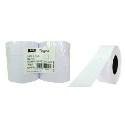Null Agipa Etiketten Für Preisauszeichner, 21 X 12 Mm, Weiß