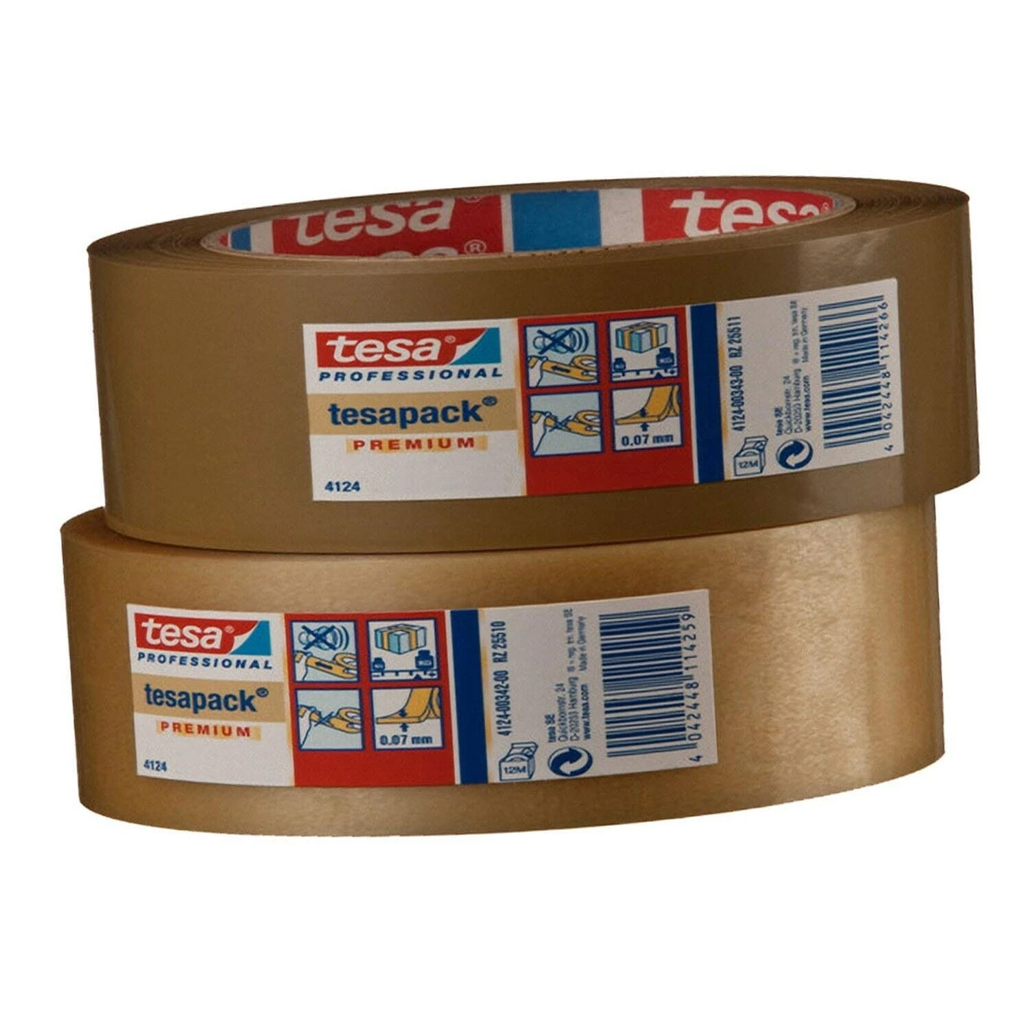 6x TESA Klebeband Tesapack 4124 TOP-PVC 50mm X 66m Braun 3 6x TESA Klebeband Tesapack 4124 TOP-PVC 50mm X 66m Braun – Bild 3