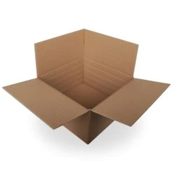 Kk-verpackungen 200 X Faltkartons 450x450x240mm Versandkartons Zweiwellig Mit Variabler Höhe