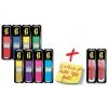 Null Post-it Haftmarker Index Mini, 11,9 X 43,2 Mm, 8-farbig