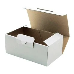 Null 25x Warenpost International Versandkarton MEDIUM Extra Stabil 174x104x74mm Weiß