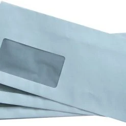 Null Büroring Briefhüllen, Weiß, Selbstklebend Und Mit Fenster, Inhalt: 1000 Stück