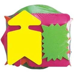 Null Agipa Symbol-Etiketten 'Pfeil', Gelb/orange, 240 X 320 Mm