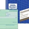 AVERY Zweckform Formularbuch 'Einnahmebeleg', A6 Quer, Grün