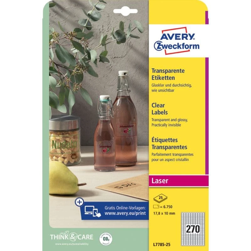 Null AVERY Zweckform Stark Haftende Papier-Etiketten, 45,7x21,2mm 6 Null AVERY Zweckform Stark Haftende Papier-Etiketten, 45,7x21,2mm – Bild 6