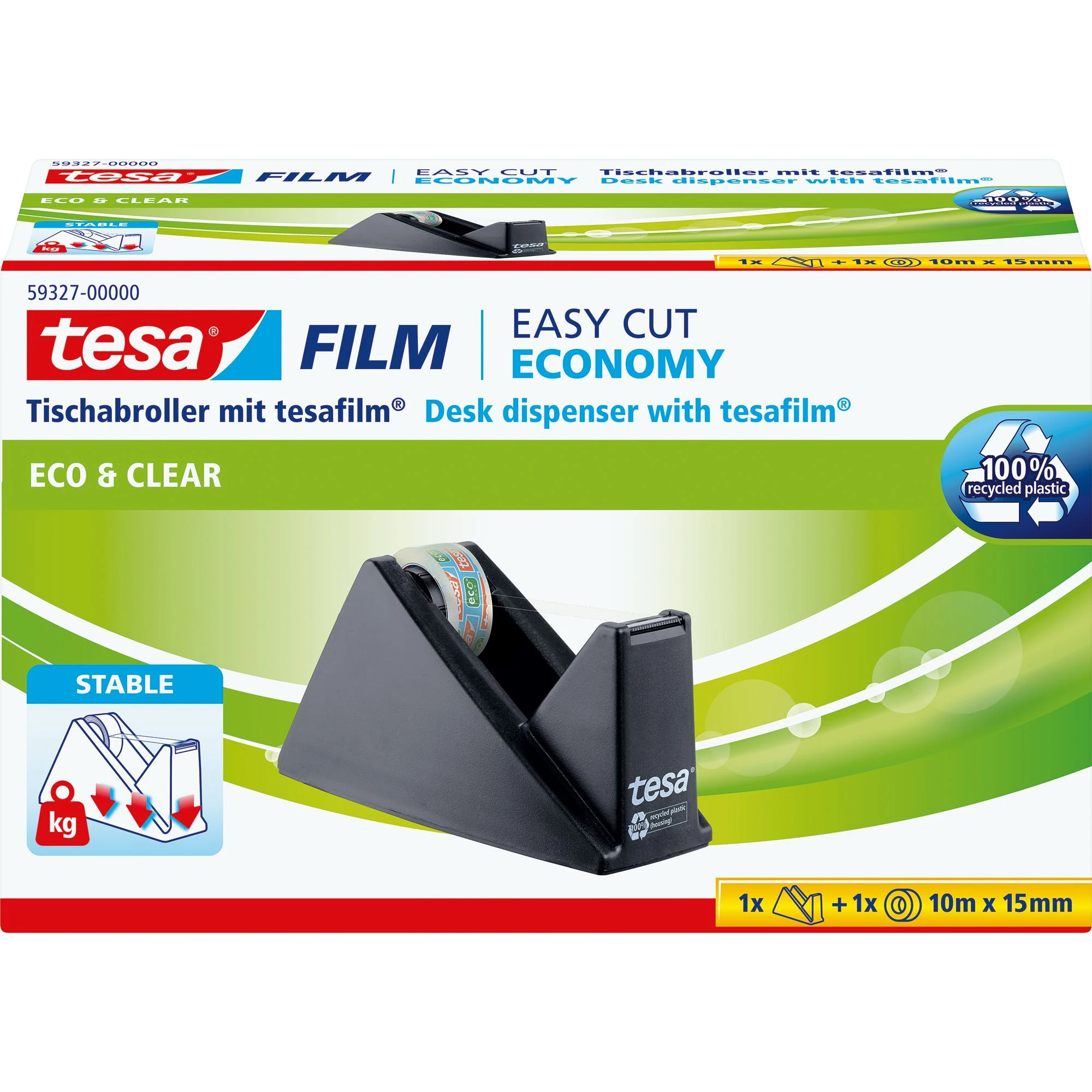 Null Tesa Klebefilm Tesafilm Eco & Clear 57070-00000 15mmx10m 10 St./Pack. 5 Null Tesa Klebefilm Tesafilm Eco & Clear 57070-00000 15mmx10m 10 St./Pack. – Bild 5