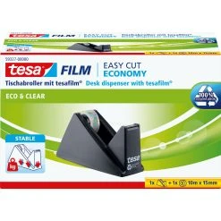 Tesa Tischabroller EcoLogo Smart 53904-00000 Schwarz +Klebefilm -Tesa Geschäft bc5039bf c20c 4b2f a926 331c2fa9441b
