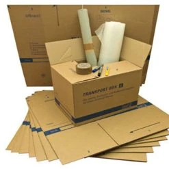 1-pack Umzugsset Für 1 Zimmer - 18 Umzugskartons Und Viel Nützliches Zubehör