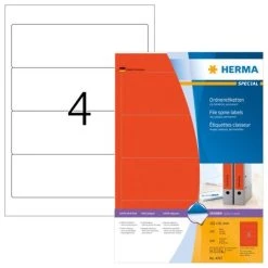 Herma Ordneretiketten 192 X 34 Mm, 800 Etiketten, Weiß, Blickdicht, Permanent Haftend, Für Schmale Ordner (kurz) -Tesa Geschäft be17fb50 f93a 4e4a a060 0dc23d5e326c 4