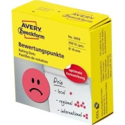 Avery Zweckform Etikett Daumen 3861 19mm Gelb 250 St./Rolle -Tesa Geschäft c10b2a50 80cd 4e3c 8213 bef3294c65f3 2
