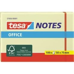 Tesa Haftnotiz Office Notes 57656-00001 50x75mm 100Bl. Gelb