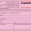 Sigel Formularbuch 'Ausgabebeleg', A6 Quer, 50 Blatt
