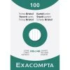 Exacompta 13809B 10x Karteikarten Liniert DIN A6 100 St - Mit Faltschachtel - Weiß