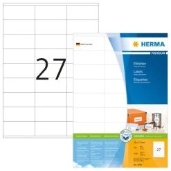 Herma PREMIUM Etiketten 70 X 42 Mm, 2.100 Etiketten, Weiß, Matt, Permanent Haftend, Blattformat: DIN A4 -Tesa Geschäft cba6907a 9946 4a9d 8e94 478c427f7420 1