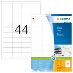 Herma PREMIUM Etiketten 66 X 25,4 Mm, 3.300 Etiketten, Weiß, Matt, Permanent Haftend, Blattformat: DIN A4 -Tesa Geschäft d20320b8 ec8d 427a 9b33 cb20cf5472d3 11