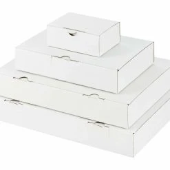 1-pack 25x Maxibriefkarton Und Warensendung Versandkarton 235x155x46 Für Din A5 Weiß