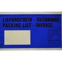 1-pack 1000x Dokumententaschen *Lieferschein/Rechnung* DIN Lang 235x130mm Grün -Tesa Geschäft d3bf83dc d0d7 474f bdca 2b538388724b 7