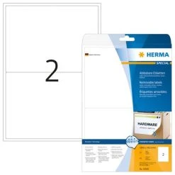 Herma Ablösbare Etiketten 38,1 X 21,2 Mm, 1.625 Etiketten, Weiß, Matt, Haftend -Tesa Geschäft d57dd8ee e518 4209 9d48 d2034f1b2080 4