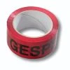 Null 36x Warnklebeband "GESPERRT" PP Acrylatkleber Geräuscharm 50mm X 66m