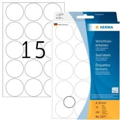 Herma Verschlussetiketten Ø 40 Mm, 600 Etiketten, Wetterfest, Transparent -Tesa Geschäft d7e2148c 2f02 4847 9a95 4c370ffd27cb 2