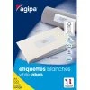 Null Agipa Universal-Etiketten, 210 X 297 Mm, Weiß, Rechteckig