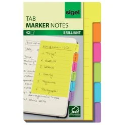 Sigel Haftmarker Tab Marker Notes, Aus Papier, 42 Blatt -Tesa Geschäft da55aa14 2368 40ec 94a1 e20da55d3056