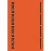 Leitz Ordneretikett 16852025 Kurz/breit Papier Rot 100 St./Pack.