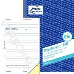 AVERY Zweckform Formularbuch 'Tagesrapport', 2 X 50 Blatt 11 AVERY Zweckform Formularbuch 'Tagesrapport', 2 X 50 Blatt -Tesa Geschäft dfc2ccb4 9c75 4bd8 a2f2 42df4644d413 2