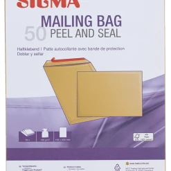 SIGMA Versandtasche, DIN C5, Braun, 1 Stück