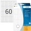 HERMA Vielzweck-Etiketten, 5 X 35 Mm, Weiß, Großpackung