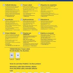 Avery Zweckform L7975-25 Tiefkühl-Etiketten, 30 X 50 Mm, Kälteresistentes Papier, 25 Bogen/750 Etiketten, Weiß -Tesa Geschäft e2ea0ac2 ddaf 4559 a11a f25cdd282196 scaled