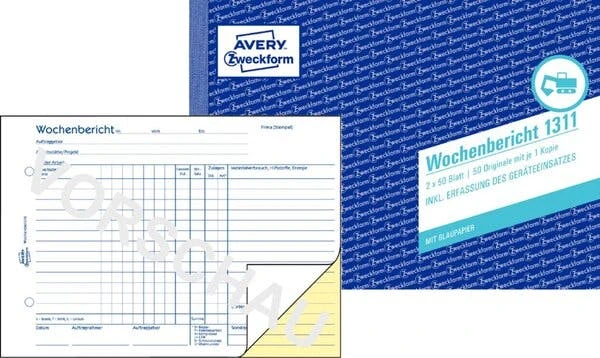 Null AVERY Zweckform Formularbuch 'Kegelbuch', A5, 52 Blatt 7 Null AVERY Zweckform Formularbuch 'Kegelbuch', A5, 52 Blatt – Bild 7
