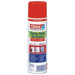Tesa Sprühkleber EXTRA STRONG, 500 Ml, Farbe: Weiß